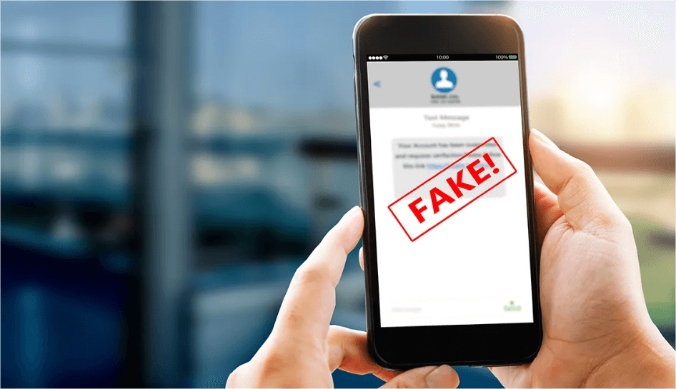 key signs of a scam text