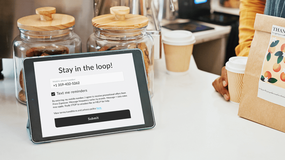 how to collect sms consent in-store without slowing checkout