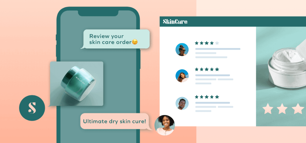 how to use sms for review requests